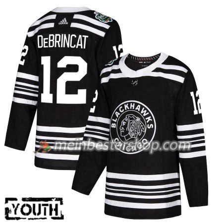 Chicago Blackhawks Alex DeBrincat 12 2019 Winter Classic Adidas Schwarz Trikot Authentic - Kinder Chicago Blackhawks Alex DeBrincat 12 2019 Winter Classic Adidas Schwarz Trikot Authentic - Kinder